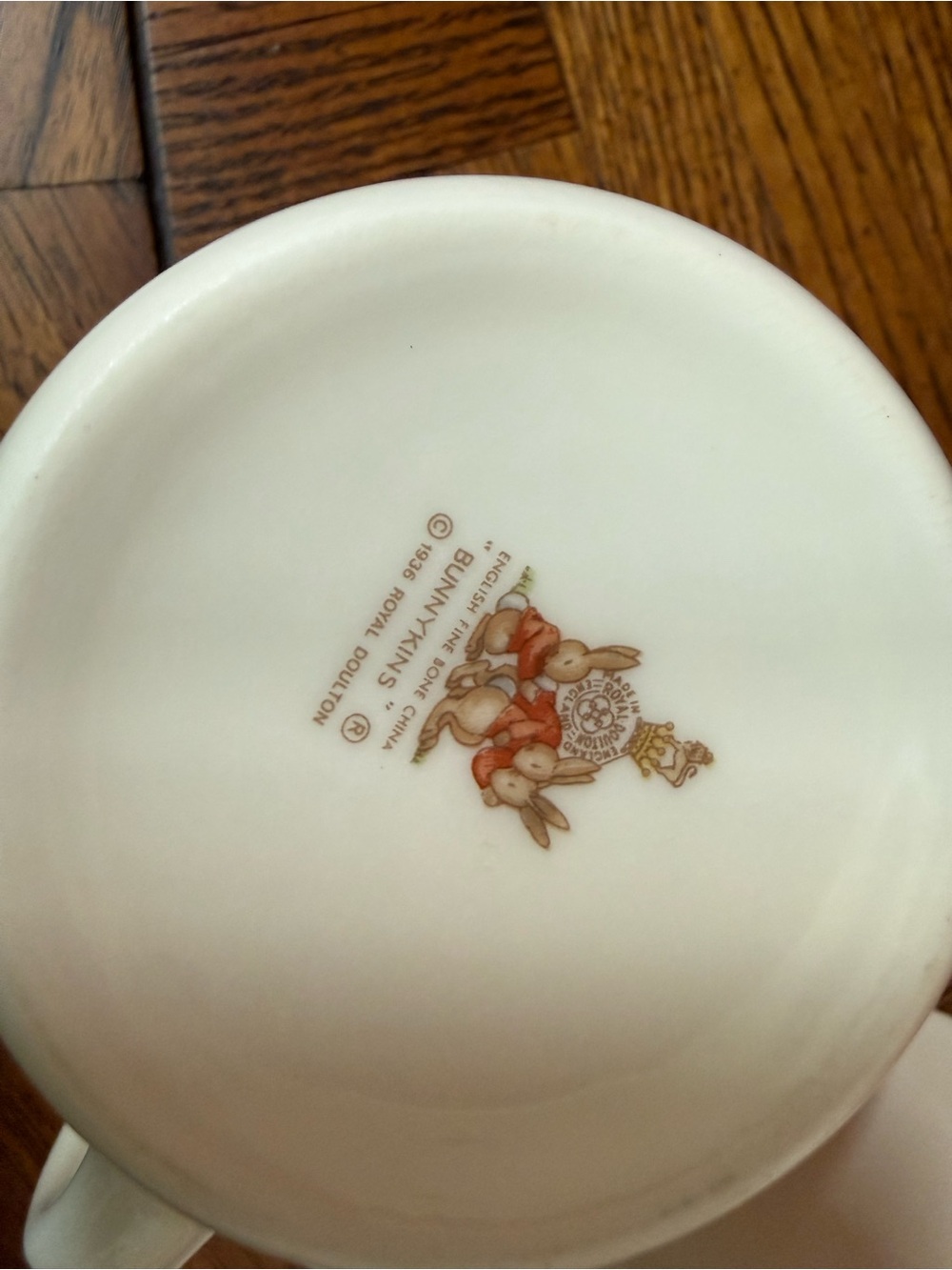 Royal Doulton Bunnykins (2 piece) Bowl and cup SET-Children/Collectibles/Vintage - Picture 5 of 6